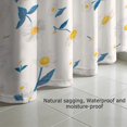 thumbnail image 5 of 72x72 Inch Fabric Shower Curtain Waterproof Polyester, Daisy Floral Print, 5 of 6