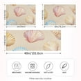 thumbnail image 2 of Yayeee Pillowcase King Size Set of 2 Satin Wrinkle Resistant Pillow Case, Watercolor Seashell, 2 of 7