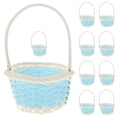 thumbnail image 1 of 10pcs Portable Basket Mini Picnic Baskets Party Favor Mini Woven Baskets, 1 of 9
