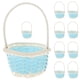 thumbnail image 1 of WORGEOUS 10pcs Cesta portátil Mini cestas de picnic Farty Favor Mini tejidas Cestas, 1 of 9
