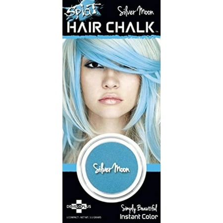 Hair Chalk Instant Vibrant Color Silver Moon, Splat Hair Chalk is a beautiful way to add pastel color highlights to your hair. By