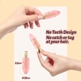 thumbnail image 6 of 8 Pcs No bend Hair Clips No Crease Makeup Hair Clip Duckbill Clip No Dent Creaseless Alligator Hair Barrettes for Salon Hairstyle Women Girls Makeup Accessories Cellulose Acetate (PinkWhite), 6 of 7