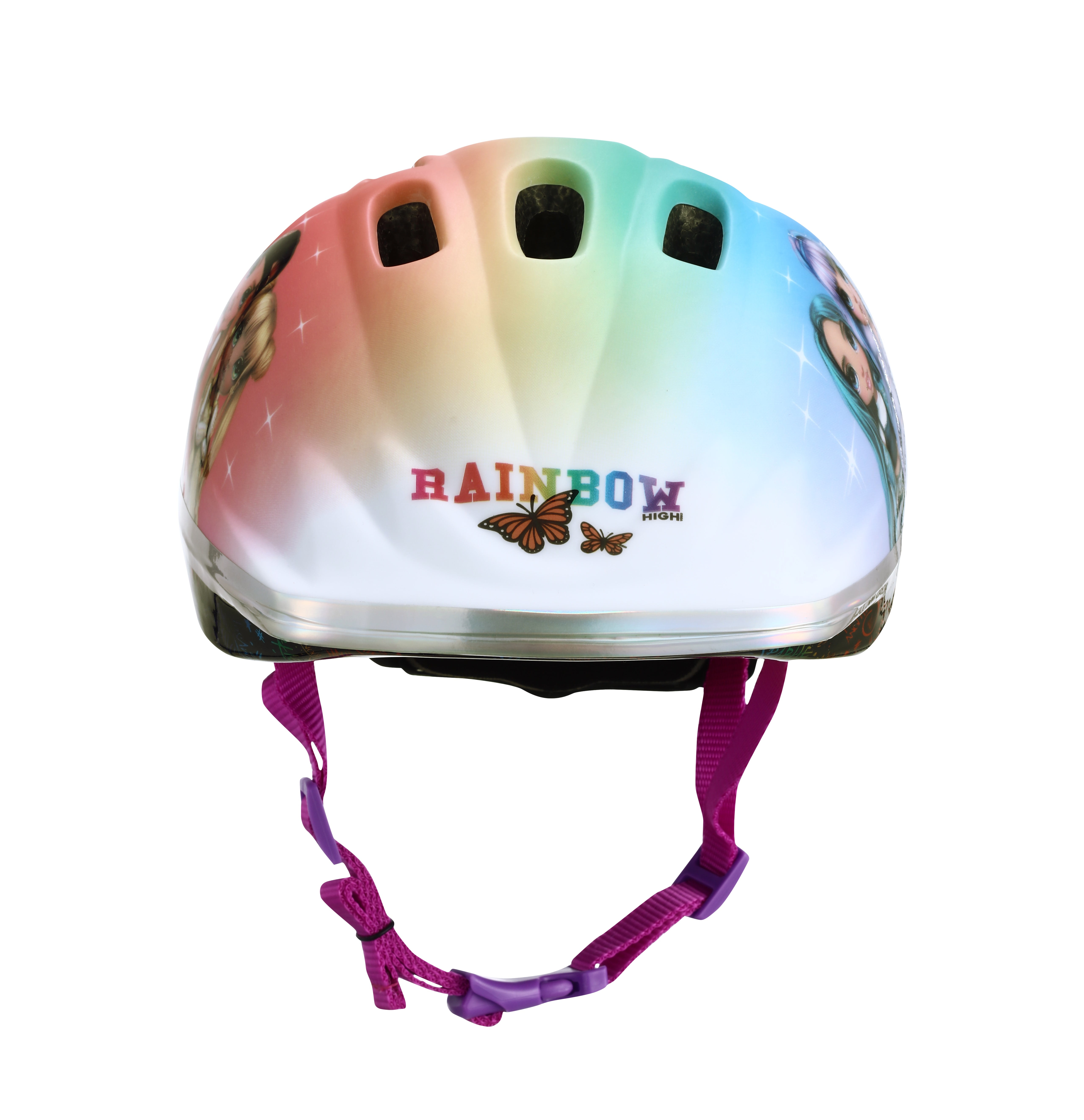 Rainbow High Light up Bike Helmet for Kids Ages 8 Walmart