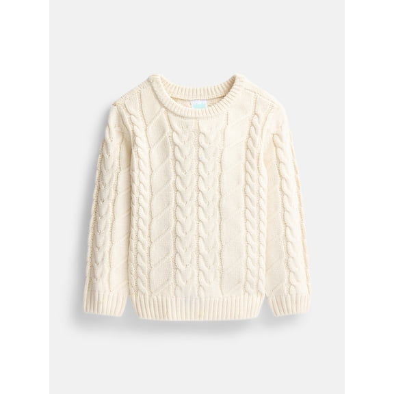 Wonder Nation Toddler Boys Cable Knit Sweater, Sizes 12M-5T