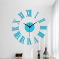 thumbnail image 3 of Frameless DIY Wall Mute Clock 3D Mirror Surface Sticker Home Office Decor, 3 of 4