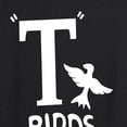 thumbnail image 3 of Grease - T Birds - Rydell High School Mascot - Women's Lightweight French Terry Long Sleeve Shirt, 3 of 5