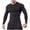Black, variant on Workout Gym Men's Solid Color Long Sleeve Breathable Tight-Fit Running and Fitness Jacket Performance Activewear Quick-Dry Stretch Sports Top for Training Gym Workout