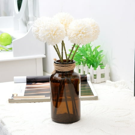 Fake Box Balls LAFGUR 6Pcs Artificial Silk Flower Beauty Fake Dandelion Ball for Home Room Wedding Decor , Artificial Silk Balls,Artificial Flower ()