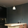 thumbnail image 4 of Kiven Plug-in Pendant Light, Modern Hanging Light with Glass Lampshade and 15FT Plug in Cord, Dimmable Ceiling Pendant Light, 4 of 7