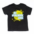 thumbnail image 1 of NanyCraft's No Homework Zone Kids T-Shirt, 1 of 2