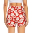 thumbnail image 4 of Goofa Tomatoes Printed Women 2 in 1 Running Shorts,Quick Dry Athletic Workout Shorts,High Waisted Athletic Shorts with Liner Pockets-Small, 4 of 9