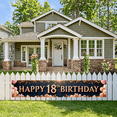 thumbnail image 5 of Golden Glitter Banner 18th Birthday Decorations Heart Balloons Party Backdrop Celebration for Event Milestone Photo Prop Party, 5 of 9