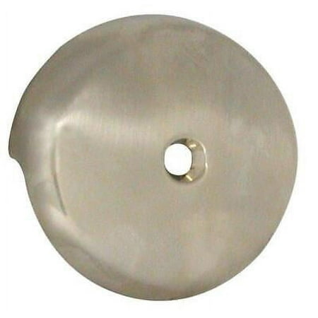 

2Pc Danco 3-3/8 in. Brushed Nickel Round Metal Overflow Plate