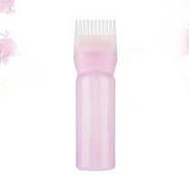 MUSEYA Pink Plastic Hair Dye Applicator Durable for Home Salon Use with Smooth Comb Design 12 oz