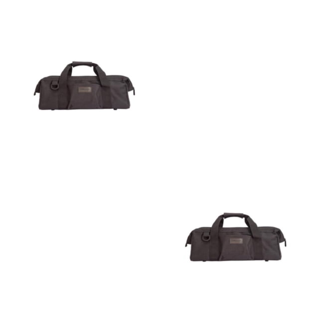 Advancent Bolsa de almacenamiento de herramientas multifuncional, tienda de campaña, caja de clavos con clavija, gran capacidad, artículos Negro 2piezas