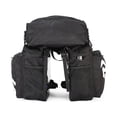 thumbnail image 1 of Soidarity Bolsa para asiento trasero de bicicleta, marco de viaje resistente a desgarros, bolsa para sillín, portaequipajes 3 en 1 de seguridad, Ciclismo Negro, 1 of 6