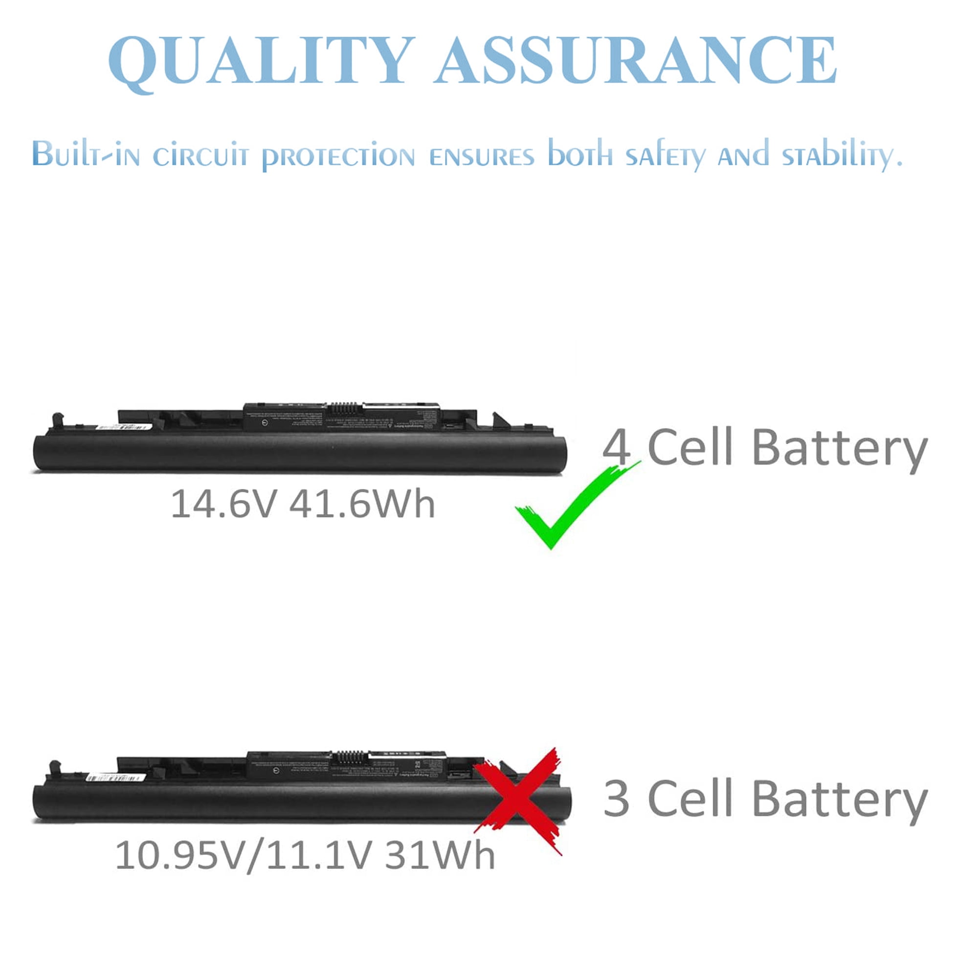 Batteria HP 14.8V 2200mAh Per Notebook 15-BS 17-BS - Sostituzione Originale HSTNN-LB7V - Foto 7