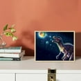 thumbnail image 3 of JRXY Dinosaur Decor Wall Art for Boy's Room Dinosaur Pictures Universe Space Decor Canvas Painting Framed Artwork for Living Room Bedroom Picture 2, 3 of 4