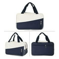 thumbnail image 3 of HYOOG Dry Wet Divisional Beach Bag, Waterproof Oxford Swimming Suitcase, Travel Duffle Bag (Navy-Beige), 3 of 8