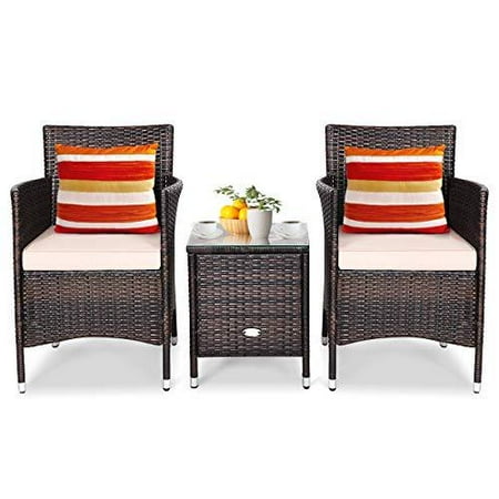 Tangkula 3 Pcs Patio Wicker Rattan Furniture Set Outdoor Conversation With Coffee Table Chairs Thick Cushions For Garden Lawn Backyard Pool Beige Canada - Tangkula 3 Piece Patio Furniture Set Assembly Instructions Tangkula 3 Pcs Patio Wicker Rattan Furniture Set Outdoor Conversation With Coffee Table Chairs Thick Cushions For Garden Lawn Backyard Pool Beige Canada - Tangkula 3 Piece Patio Furniture Set Assembly Instructions