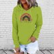 thumbnail image 2 of Sudadera para mujer Sudaderas de gran tamaño Moda Casual Impreso Blusa de manga larga Sudadera con capucha Tops Sudadera Odeerbi  ODB-5, 2 of 6