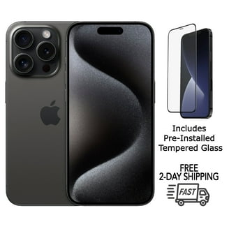 Apple iPhone 15 Pro Max, Carrier Unlocked, 256GB Black Titanium