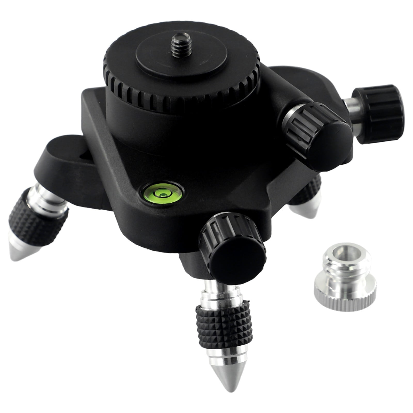 KDJ Level Meter Bracket Base Adjustable Rotation Meter Tripod Bracket 1/4" Interface With Adapter For Construction Laser Measuring