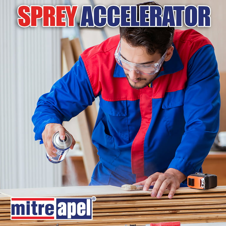 MITREAPEL Super CA Glue (2 x 0.80 oz) with Spray Adhesive