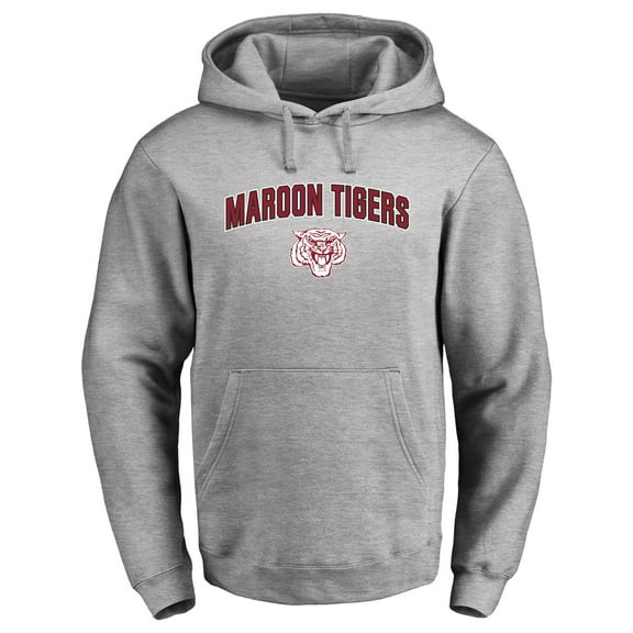 Men's Ash Morehouse Maroon Tigers Proud Mascot Pullover Hoodie