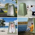 thumbnail image 5 of CINYOYO Outdoor Privacy Tent Instant Shower Tent with Carry Bag Portable Toilet Tent Dressing Changing Room Privacy Shelter for Camping Hiking Beach Picnic Fishing Bathroom, Green, 5 of 6
