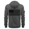 thumbnail image 4 of Sudadera con capucha para hombre, informal, con estampado, deportiva, de manga larga, blusa de poliéster, 4 of 4