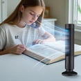 thumbnail image 5 of PLPPYFS Tower Fan for Bedroom, 30° Oscillating Standing Fans for Room with 2 Speeds, Oscillating Tower Fan, 30dB Quiet for Sleep, Cooling Living Room, Office, Home, 5 of 8