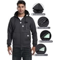 thumbnail image 6 of Pioneer Camp Men's Full Zip Sherpa Lined Jacket with 3 Pockets, 6 of 6