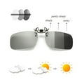 thumbnail image 5 of tooloflife Clip-on Polarized Sunglasses Automatic Color Change UV400 Protection Unisex Adults 2 Colors, 5 of 7