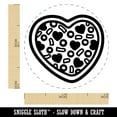 thumbnail image 2 of Heart Pizza Love Self-Inking Rubber Stamp Ink Stamper - UV Ink - Mini 1/2 Inch, 2 of 7
