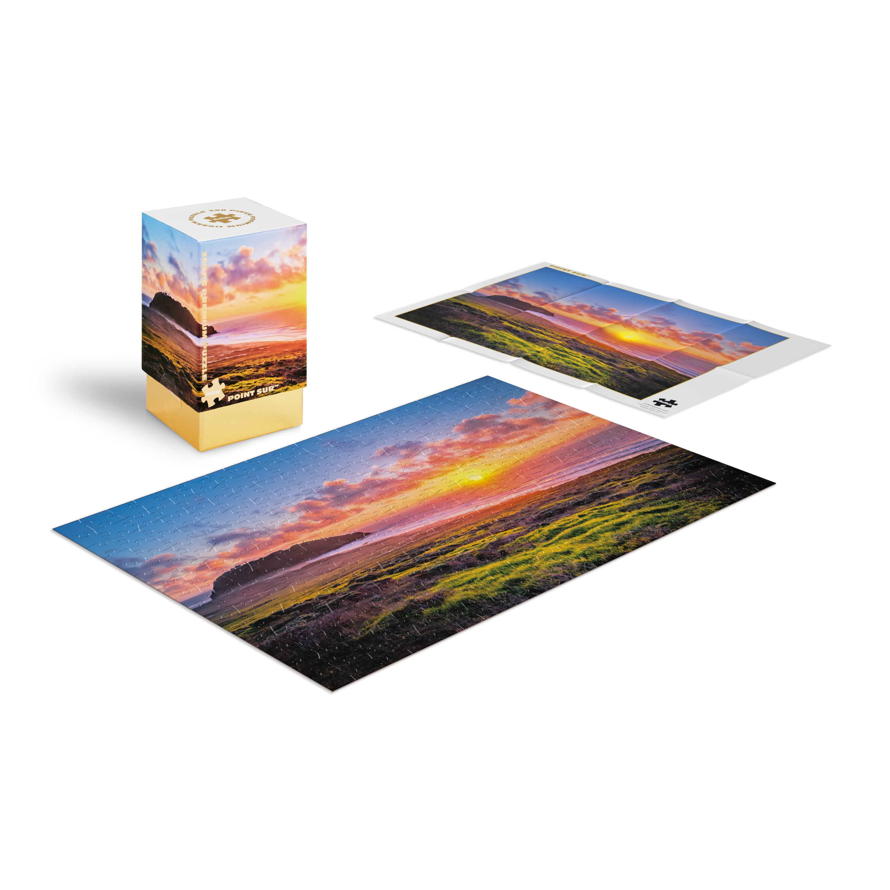 Buffalo Games 300-Piece Gold Collection Point Sur Jigsaw Puzzle