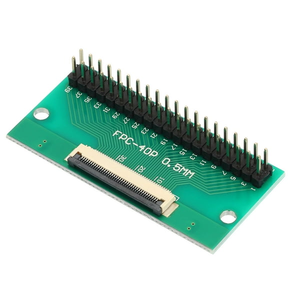 Uxcell FFC FPC Connector Board 40 Pin 0.5mm 2.54mm to 1.0mm 2.54mm Printer PCB Converter Board