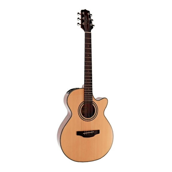 Guitarra Electroacústica Cutaway Cuerdas de Acero TAKAMINE GF15CE NAT Beige