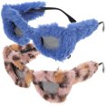 thumbnail image 1 of 2pcs Diseño de felpa Gafas de sol Eyewear Funny Eyeglass Decoration Decoration Prop, 1 of 5