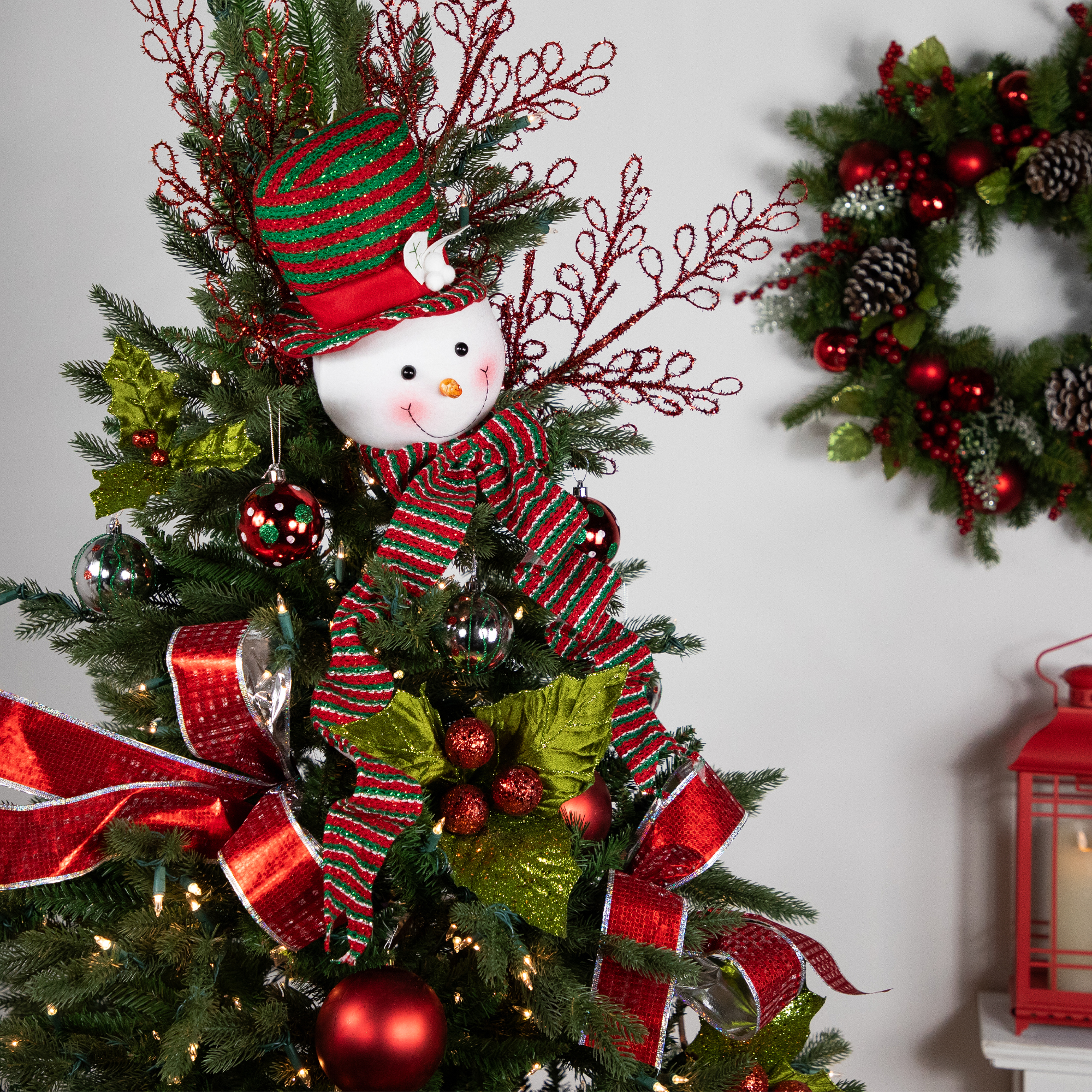 Northlight Plush Snowmen in Hats Christmas Ornaments - 12.5" - Set of 3
