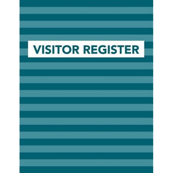 Pre-Owned Visitor Register: Track Register and Organize Guest and Visitors that Sign In at Your Activity Event or Business Office