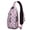 Yellow-50, variant on Tribal Folk Style Ethnic Vintage Sling Backpack for Women Men – Outdoor-ready, Breathable padded back, Secure zipper pockets – Boho Earthy Vintage Design for Travel, Hiking, Outdoor