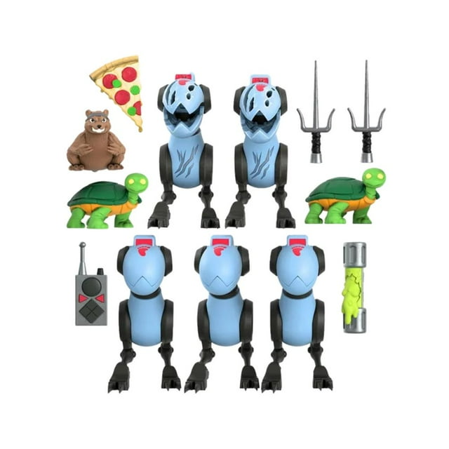 Super 7 TMNT Ultimates Tortugas Ninja Mousers 5-Pack
