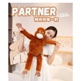 thumbnail image 4 of Gorilla ape figurine, realistic small monkey bag, plush toy, 4 of 4