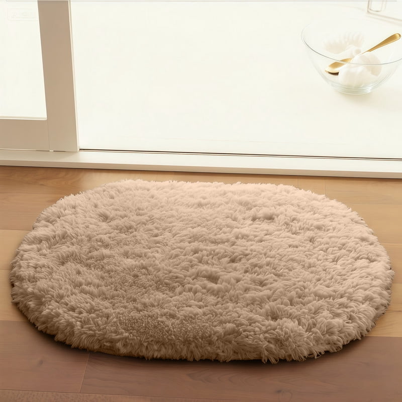 Muddy Cat Rug,Super Absorbent Doormat for Paws - Non Slip Arctic velvet Entryway Rug, Indoor Outdoor Machine Washable Pet Cleaner Mat, Quick Dry Microfiber Rug for Mucky Paws,Beige,39"X31".