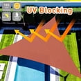 thumbnail image 2 of HOMEYA Sun Shade Sail 8/12/16FT Outdoor Garden Patio Party Sunscreen Awing Triangle Canopy 98% UV Block with Free Rope, 2 of 9