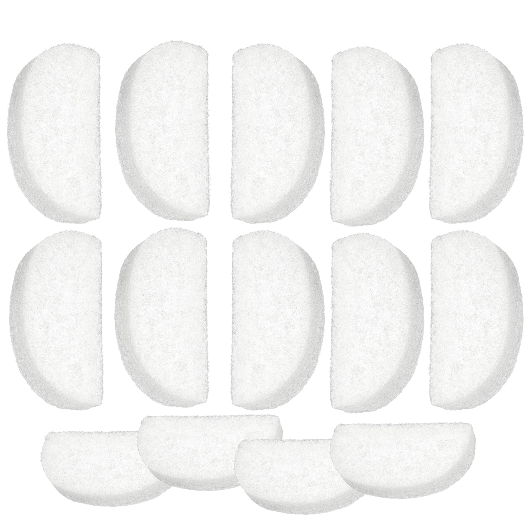 Qzbhct 16 Pcs Fine Filter Pad for Fluval 104 105 106 107 204 205 206 207 Canister Filter Aquarium Filter Sponge Replacement