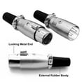 thumbnail image 3 of 5Pcs High Strength XLR Male Female Connectors No-Screw Installation Silver Plated Alloy for Microphones Audio Gear, 3 of 3