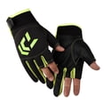 thumbnail image 1 of Guantes de pesca Corte de 3 dedos Unisex Flecha Antideslizante Pesca con caña Verde FLhrweasw Nuevo, 1 of 9
