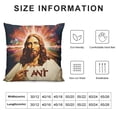 thumbnail image 5 of GOSMITH I Saw That Jesus Throw Pillow, Funny Cushion Cover, Christian Living Room Decor, College Dorm Accent Pillow, Funny Religious Pillow Cover, Christian Pillow ( Pillow Cover(No Insert)), 5 of 5